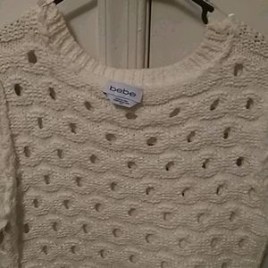 Knitted Off white Bebe top